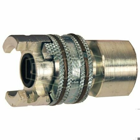 DIXON P Series Thor Interchange Coupler, 41641, FNPTF, Steel, Trivalent Chrome, Domestic 4PF4